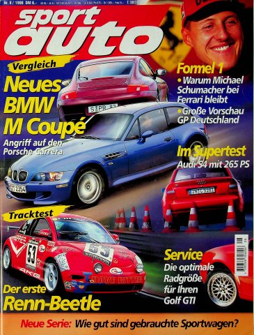 Deckblatt Sport Auto (08/1998)